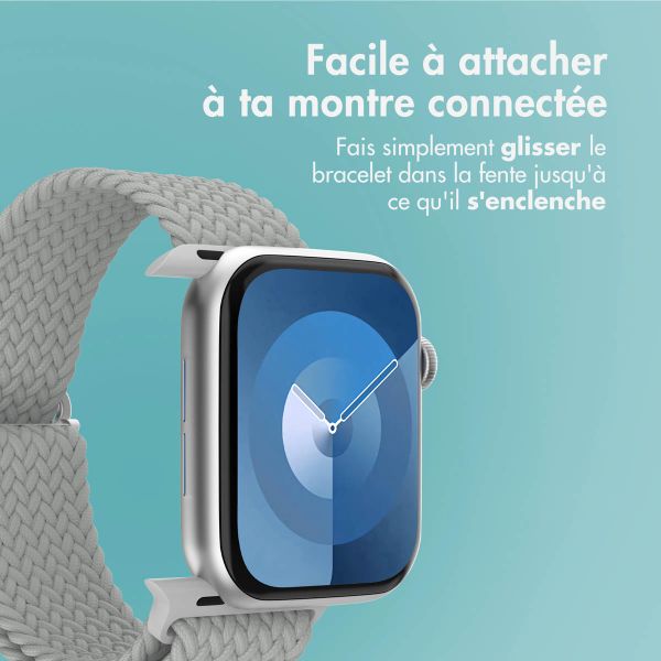 imoshion Bracelet nylon tissé Apple Watch | 38/40/41/42 mm - Gris