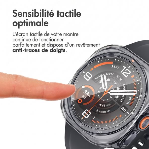 imoshion Coque rigide à couverture complète Samsung Galaxy Watch Ultra 2 (2026) - Transparent