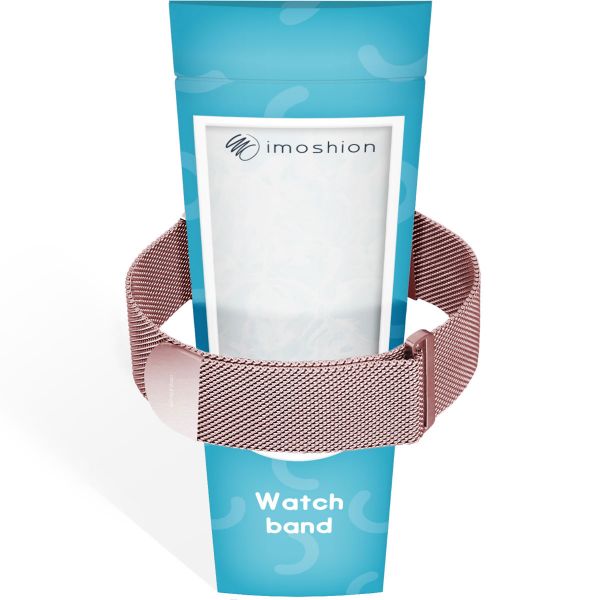 imoshion Bracelet magnétique milanais Apple Watch | 38/40/41/42 mm - Taille S - Rose