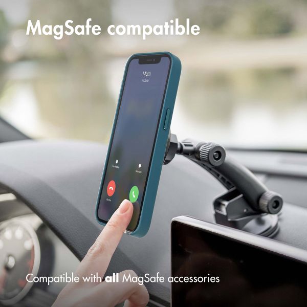 Accezz Leather Backcover avec MagSafe Apple iPhone 14 Plus - Bleu foncé