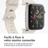 imoshion Bracelet en silicone⁺ Apple Watch | 44/45/46/49 mm - Taille M/L - Starlight