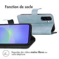 imoshion Étui de télephone portefeuille de luxe Samsung Galaxy A57 (5G) - Bleu clair