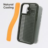 Callbuddy Coque avec strap Apple iPhone 16 Pro Max - Camo Orange