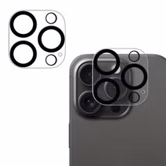 imoshion Protection Caméra en verre trempé 2 Pack Apple iPhone 16 Pro / 16 Pro Max - Noir