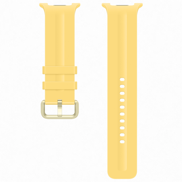 Samsung Bracelet Sport original Samsung Galaxy Watch 9 (40/44mm) / Watch 8 (40/44mm) / Classic (46mm) - Taille S/M - Jaune
