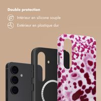 Selencia Coque arrière Vivid avec MagSafe Samsung Galaxy S24 - Cosmic Orchid