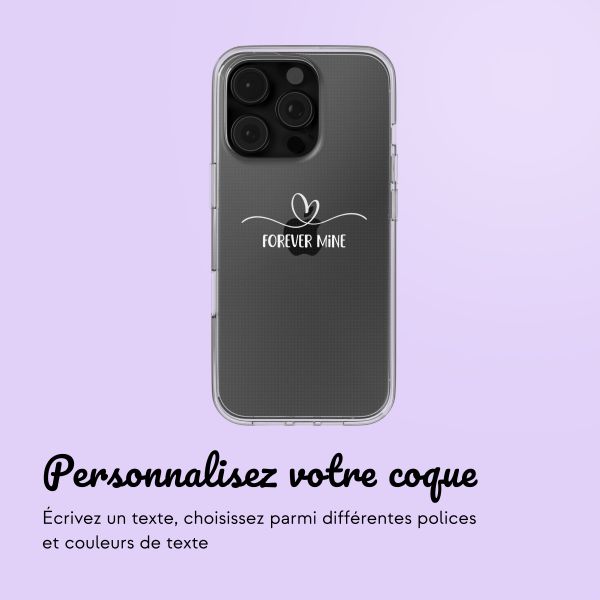 Coque avec votre propre photo et/ou texte Apple iPhone 16 Pro - Sierlijk hartje