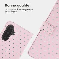 imoshion Étui de télephone portefeuille Design Samsung Galaxy A37 (5G) - Happy Dots