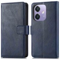 imoshion Étui de télephone portefeuille de luxe Oppo A40 (4G) / Oppo A40M (4G) / Oppo A60 (5G) - Bleu foncé