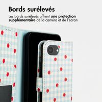imoshion Étui de télephone portefeuille Design Apple iPhone 17e / 16e - Cherry Check