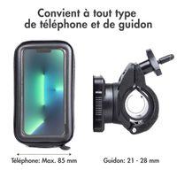 imoshion Support de téléphone pour vélo avec coque - Universel - Noir