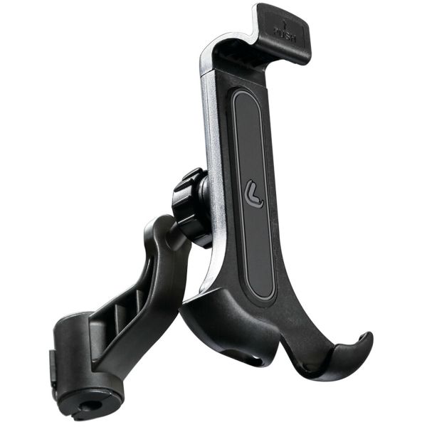 Lampa Support de téléphone Smart Flow pour scooter - Rotation à 360° - Fixation sur rétroviseur et pare-brise - Noir