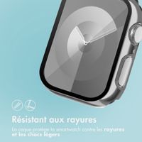 imoshion Coque rigide brillante à couverture complète Apple Watch 7 / 8 / 9 - 45 mm - Argent
