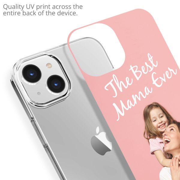 Concevez votre propre coque transparente Apple iPhone 14 - Transparent