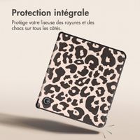 imoshion Étui de liseuse portefeuille design Pliable Kobo Libra Colour - Leopard