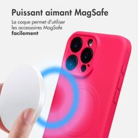 imoshion Coque Couleur avec MagSafe Apple iPhone 15 Pro Max - Neon Pink