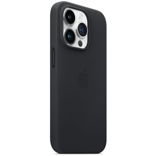 Apple Coque Leather MagSafe Apple iPhone 14 Pro - Midnight