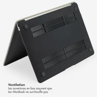 Selencia Coque tissée Apple MacBook Air 13 pouces (2018-2020) - Taupe