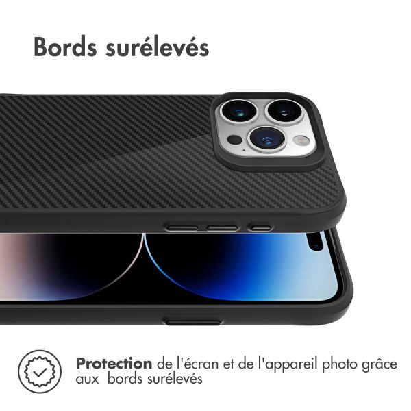 imoshion Rugged Hybrid Carbon Case Apple iPhone 15 Pro Max - Noir