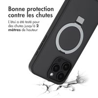 Accezz Coque Ring Stand avec MagSafe Apple iPhone 15 Pro Max - Noir