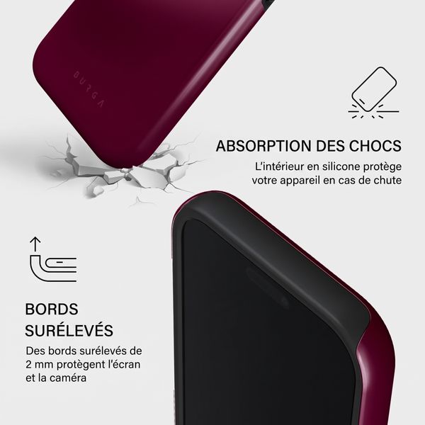 Burga Coque Tough MagSafe Apple iPhone 17 - Dark Cherry