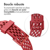 imoshion Bracelet sport en silicone avec boucle Fitbit Charge 5 / 6 - Rose