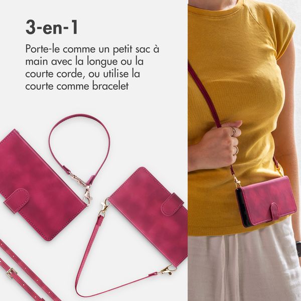 imoshion Etui de télephone portefeuille avec cordon Xiaomi Redmi Note 15 (5G) - Rouge