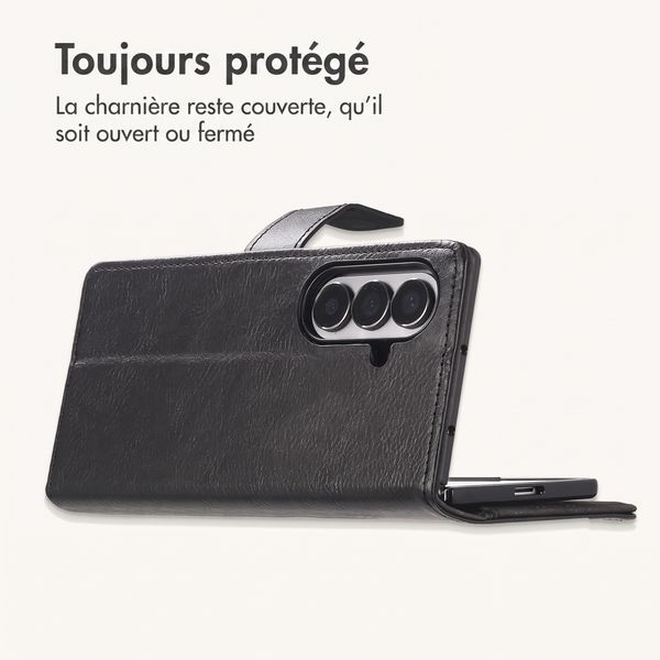imoshion Étui de télephone portefeuille de luxe Samsung Galaxy Z Fold 8 Ultra - Noir