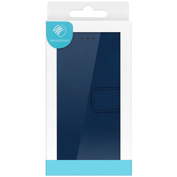 imoshion Étui de télephone portefeuille de luxe Motorola Moto G 5G Plus - Bleu foncé