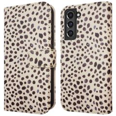 imoshion Étui de télephone portefeuille Design Samsung Galaxy S21 FE - Black And White Dots