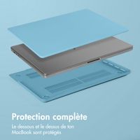 imoshion Coque rigide Apple MacBook Air 13 pouces (2018-2020) - Soft Blue