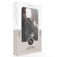 Selencia Aurora Coque Fashion Apple iPhone 15 Pro - Onyx Black Marble