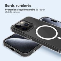 imoshion Coque arrière de protection avec MagSafe Apple iPhone 15 Pro - Transparent