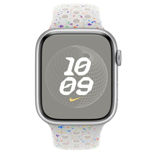 Apple Bracelet Nike Sport Apple Watch | 44/45/46/49 mm - Taille M/L - Pure Platinum