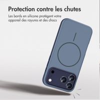 imoshion Coque arrière Color avec Thin MagSafe Ring Apple iPhone 18 Pro / 17 Pro - Bleu foncé