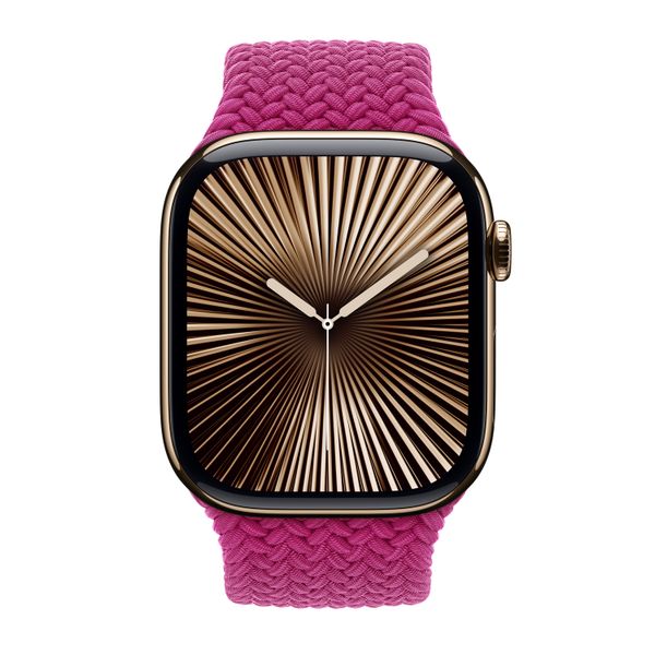 Apple Bracelet Solo tressé Apple Watch | 38/40/41/42 mm - Taille 2 - Magenta