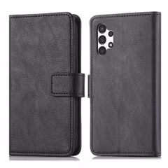 imoshion Étui de télephone portefeuille de luxe Samsung Galaxy A13 (4G) - Noir