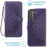 imoshion Etui de télephone Mandala Samsung Galaxy S21 - Violet