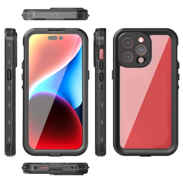 Redpepper Coque imperméable Dot Plus Apple iPhone 15 Pro Max - Noir