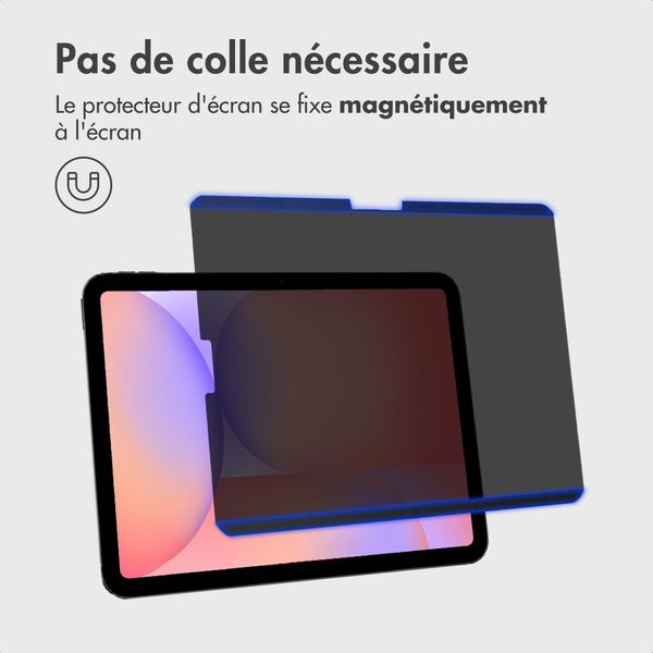 Accezz Protecteur d'écran de confidentialité magnétique Samsung Galaxy Tab S10 Lite / S10 FE / S9 FE / S9 / S8 / S7