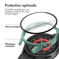 imoshion Coque rigide à couverture complète Samsung Galaxy Watch 4 - 44 mm - Vert foncé