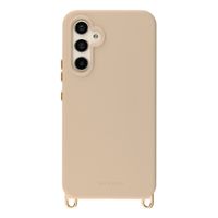 Selencia Coque arrière Rivièra avec MagSafe avec crochets amovibles Samsung Galaxy A54 (5G) - Milky Latte