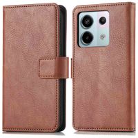 imoshion Étui de télephone portefeuille de luxe Xiaomi Redmi Note 13 Pro (5G) / Poco X6 - Marron