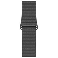 Apple Bracelet Leather Loop Apple Watch | 44/45/46/49 mm - Taille L - Noir