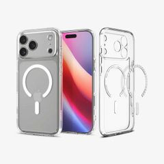 Spigen Coque Ultra Hybrid MagSafe Apple iPhone 17 Pro Max - Clear / White