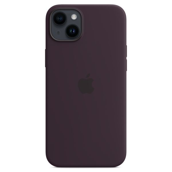 Apple 4 Pack Coque en silicone MagSafe iPhone 14 Plus - Chalk Pink + Succulent + Elderberry + Midnight