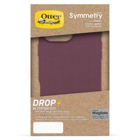 OtterBox Coque en cuir de cactus Symmetry MagSafe Apple iPhone 16 Pro Max - Maroon Bells