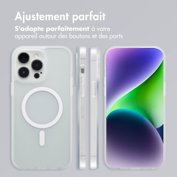 imoshion Coque Color Guard avec MagSafe Apple iPhone 14 Pro Max - Blanc