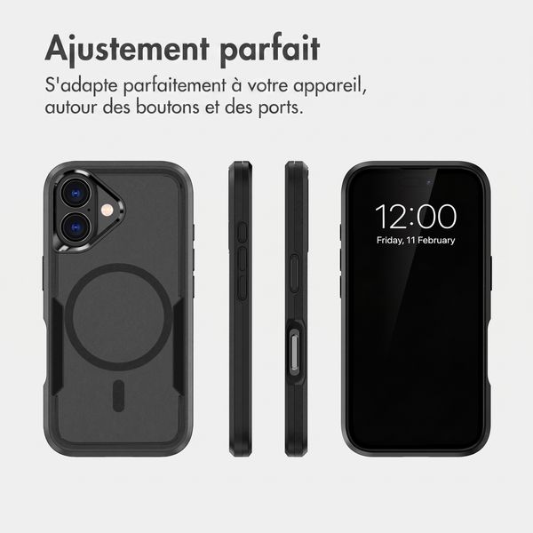 imoshion Coque arrière avec MagSafe Apple iPhone 17 - Noir