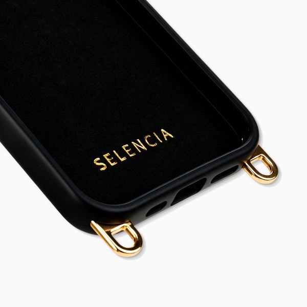 Selencia Coque arrière Rivièra avec MagSafe avec crochets amovibles Apple iPhone 14 / 13 - Velvet Black
